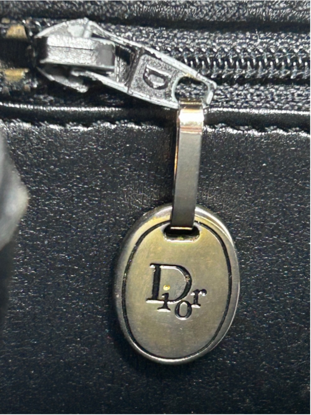 Christian Dior Trotter Monogram Chain Shoulder Bag Black Envelope - Picture 11 of 14